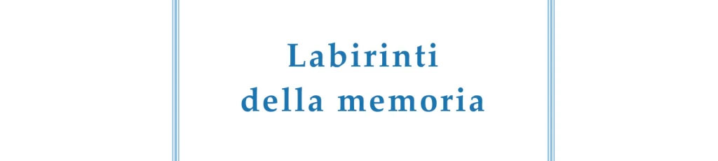 Enzo Concardi legge “Labirinti della memoria” di Pasquale Ciboddo